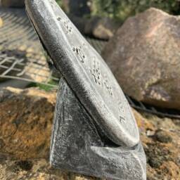 stone Garden Special Son Tear Drop Memorial Plaque Concrete Ornament - thumbnail 2