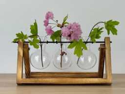 Hydroponic Glass Planter Propagation Home Decoration Decor Flowers Plant Gardener Desk Office House Gift