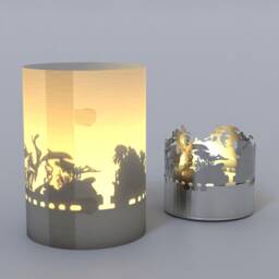 Diving Gift Shadow Play Candle - Underwater World Projection - thumbnail 4