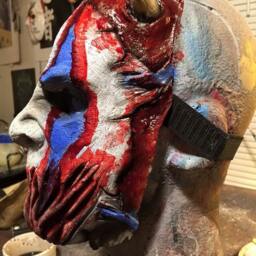 Clown Demon Half Mask - thumbnail 2