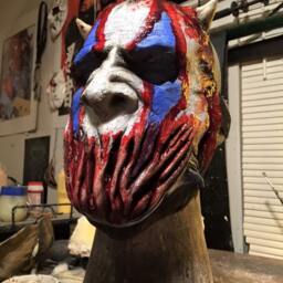 Clown Demon Half Mask - thumbnail 3
