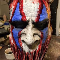 Clown Demon Half Mask - thumbnail 4