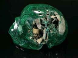 Malachite Skull - thumbnail 1
