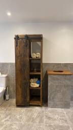 Industrial Sliding Door Larder/Pantry Cabinets - thumbnail 1