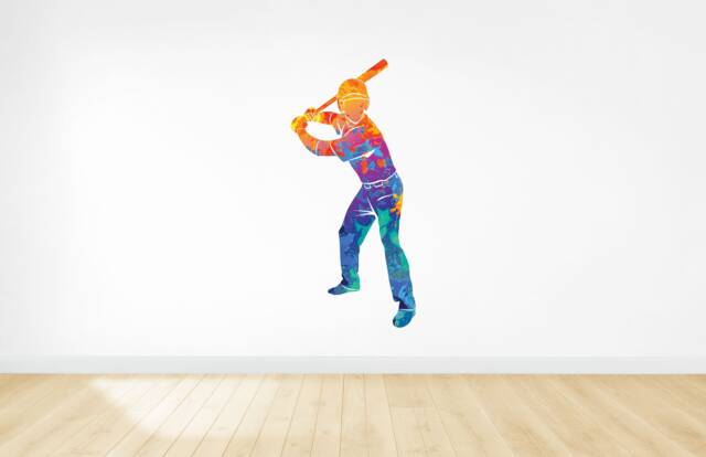 Baseball Wall Sticker , Dad Gift Rounders Decal Gifts Boys Bedroom Decor Man Cave, Major League - image 1