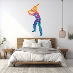 Baseball Wall Sticker , Dad Gift Rounders Decal Gifts Boys Bedroom Decor Man Cave, Major League - thumbnail 2