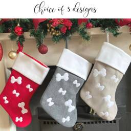 Luxury Christmas Stocking For Dogs, Dog Pet Stocking, Personalised Gift