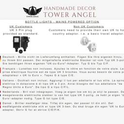 Jack Daniels Fire Bottle Light - 70Cl. Unique Lamp & Whiskey Lover Gift For The Home - thumbnail 4