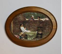 "Handmade Oak Framed Art Print, John William Waterhouse " - thumbnail 1