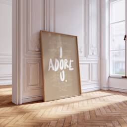 Fred Again I Adore U Print, You Song Lyrics, Lyric Fred Again, Love Print, Again U Print - thumbnail 1