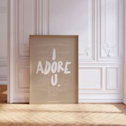Fred Again I Adore U Print, You Song Lyrics, Lyric Fred Again, Love Print, Again U Print - thumbnail 3