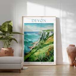 Devon Print, Poster, Wall Art, Art Artwork, Photo, Travel, Decor, Poster Gift - thumbnail 3
