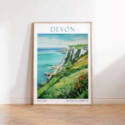 Devon Print, Poster, Wall Art, Art Artwork, Photo, Travel, Decor, Poster Gift - thumbnail 2