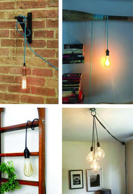 Plug in Pendant Light - Design Your Own Any Custom Lengths & Colors - image 1