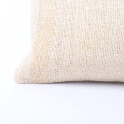 Kilim Lumbar Pillow Cover Turkish Wool, Bohemian Cushion - 12x24 - thumbnail 2
