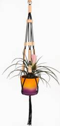 Macrame Plant Hanger Beaded Hanging Planter Plant Pot Holder With Beads Unique Modern Home Garden Decor
