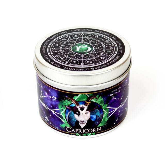 Capricorn Zodiac Scented Candle - Star Sign Constellation Astrology Gifts Map - image 1