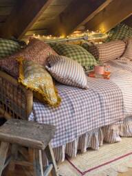 Sale Single Valance Or Bed Skirt With A Ruffle - Florence - thumbnail 1