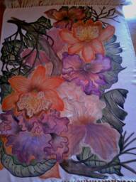Orange Orchid - Wrap, Throw, Accessory