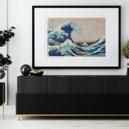The Great Wave Off Kanagawa Print - Katsushika Hokusai, Vintage Japanese Wall Art, Poster, Woodblock, Thirtysix Views Of Mount Fuji - thumbnail 3