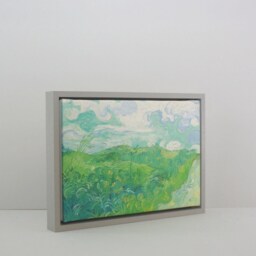 Pale Grey - 22mm Deep Tray Frame For Canvas. Standard Sizes. Floating Effect. Wooden Frame. Floater Canvases. Open Grain - thumbnail 3