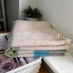Hand-Loomed Yak Wool Blend Blanket Fairly Traded From Nepal Travel/Camping Warp Home Accessories Ideal Gift K2 - thumbnail 2