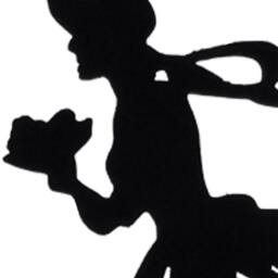 Mid-Century Couple Silhouette Decoration - Handmade Wooden Table, Cake, Or Desk Display - Cpl1 - thumbnail 2
