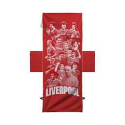 Liverpool - Player Montage Red Football Sunbed Towel With Pockets - thumbnail 2