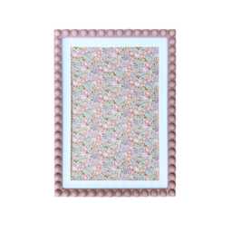 Pink Wood Bobbin Picture Photo Frame - Farrow & Ball Cinder Rose Multiple Sizes - thumbnail 2