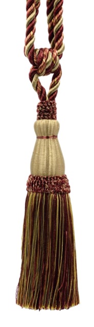 "D??copro Tassel Tieback, Length 8 1/2"" - 21.5cm, Spread 30" - image 1