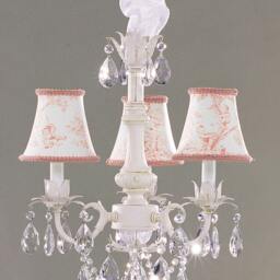Sweet Dreams Chandelier-Shabby Chic Chandelier, Girls Nursery Available in 4 Sizes, Many Finishes, Custom Made For You - thumbnail 3