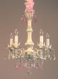 Sweet Dreams Chandelier-Shabby Chic Chandelier, Girls Nursery Available in 4 Sizes, Many Finishes, Custom Made For You