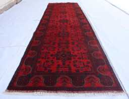 2'10x9'8 Ft Tribal Khal Mohammedi Runner, Handmade Runner Rug, Antique Piece High Pile Afghan Brand New Rug - Kitchen - thumbnail 1