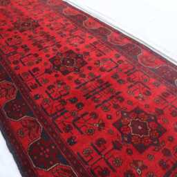 2'10x9'8 Ft Tribal Khal Mohammedi Runner, Handmade Runner Rug, Antique Piece High Pile Afghan Brand New Rug - Kitchen - thumbnail 3