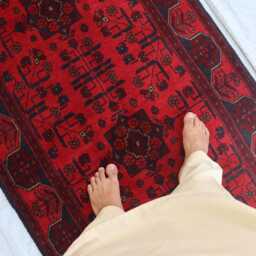 2'10x9'8 Ft Tribal Khal Mohammedi Runner, Handmade Runner Rug, Antique Piece High Pile Afghan Brand New Rug - Kitchen - thumbnail 2