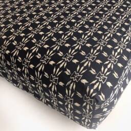 Navy Tribal Fitted Crib Sheet - Aztec Nursery Bedding - thumbnail 2