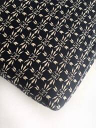 Navy Tribal Fitted Crib Sheet - Aztec Nursery Bedding - thumbnail 1