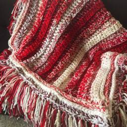 Peppermint Twist Crochet Blanket - thumbnail 2