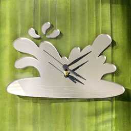 Wave Splash Shaped Clocks - Custom Colours & Woods, Sizes & Personalised Engraving Option - thumbnail 2