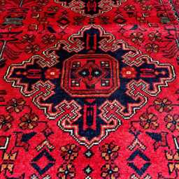 Extra Large Red Bokhara Style Rug 13x18 Ft, Traditional Geometric Oriental Carpet - thumbnail 3