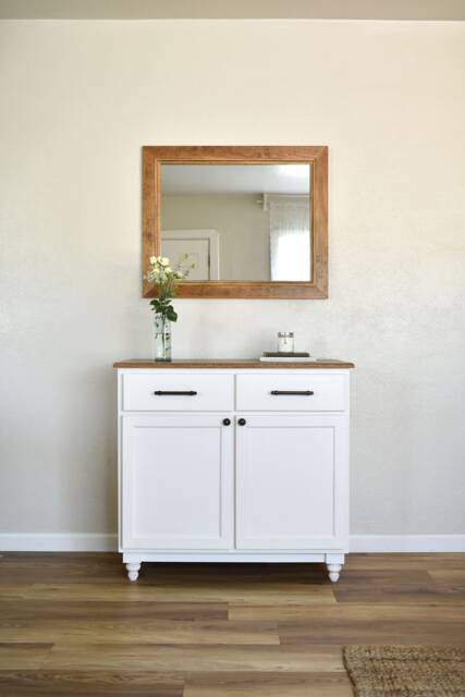 Ready To Ship - White Sideboard Buffet Cabinet Storage - image 1