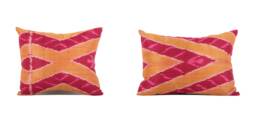 "Set Of 2 Pcs, Old Ikat Pillow Cover, Pillow, 13.98"" X 16.54"