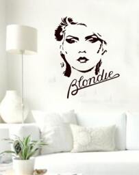 Blondie Band Vinyl Wall Decal Debbie Harry Art Decor - thumbnail 1