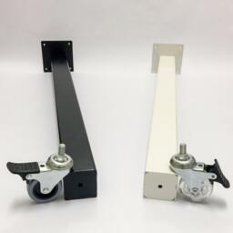 Metal Dining Table Legs, Square Tubing Steel Legs, Set Of 2 - thumbnail 3