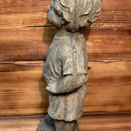Stone Garden Football Boy Player Large Statue Ornament - thumbnail 3