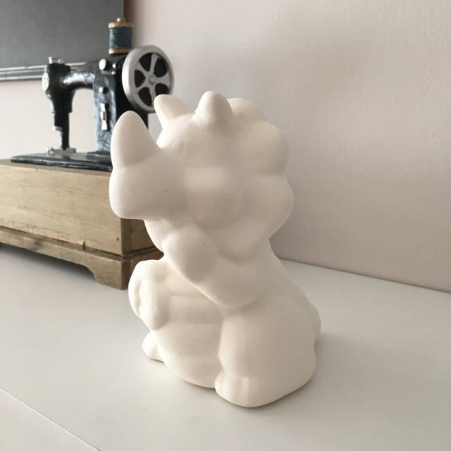 Unfinished Dinosaur, Ready To Paint, Dinosaur Figurine, Ceramic Bisque, Diy Project, Ceramics & Pottery, Housewarming Gift, Toys - image 1