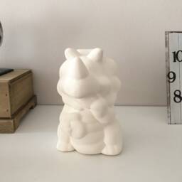 Unfinished Dinosaur, Ready To Paint, Dinosaur Figurine, Ceramic Bisque, Diy Project, Ceramics & Pottery, Housewarming Gift, Toys - thumbnail 3
