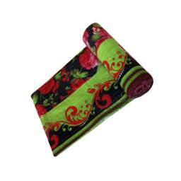 Handmade Vintage Kantha Quilt Indian Boho Throw Blanket - thumbnail 2