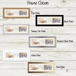 "70Th Photo Frame Word Birthday Special Gift Two Box 6""x4" - thumbnail 2