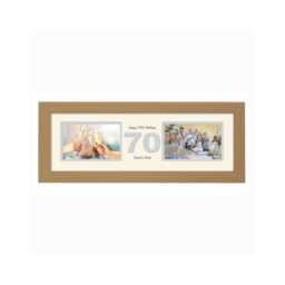 "70Th Photo Frame Word Birthday Special Gift Two Box 6""x4" - thumbnail 1